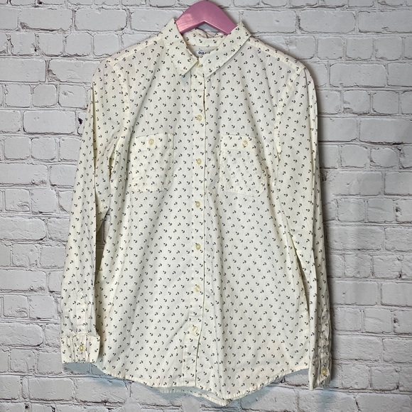 NWOT Old Navy Anchor Print Button Down - Picture 4 of 8